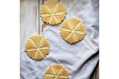 Waffles on a towel